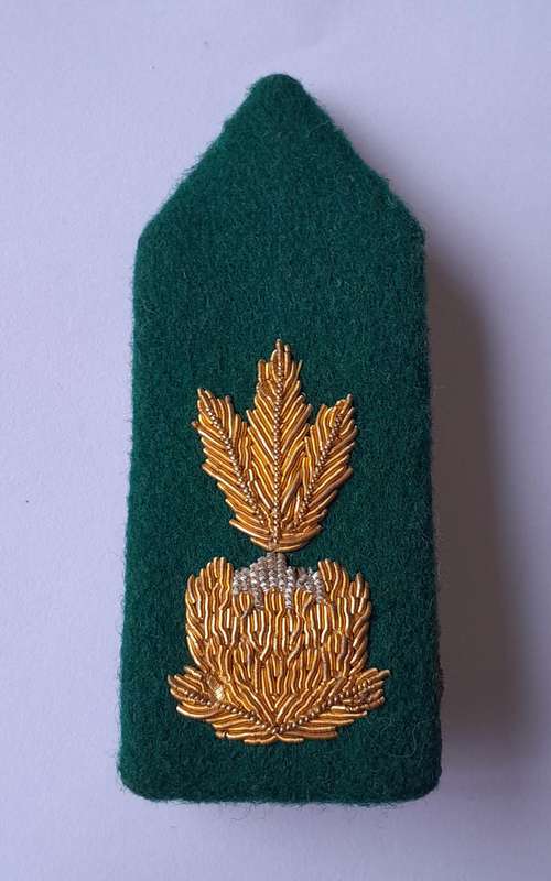 Vintage SA Prison Service Officers Gorget.  Pin Intact.