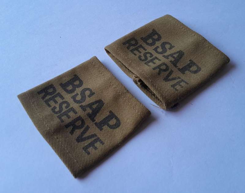 Pair Vintage Rhodesian BSAP (British South African Police) Slip-ons.