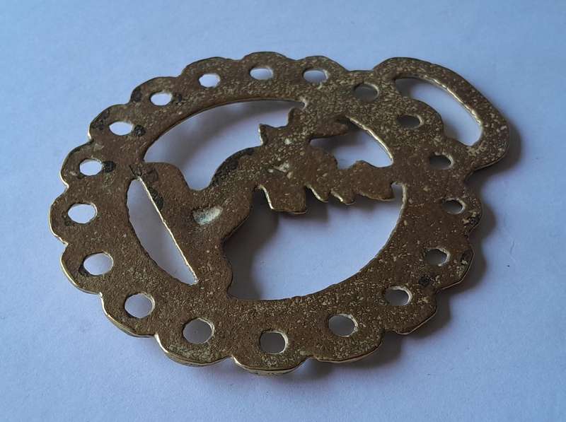 Antique Horse Brass. 9 x 8cm.