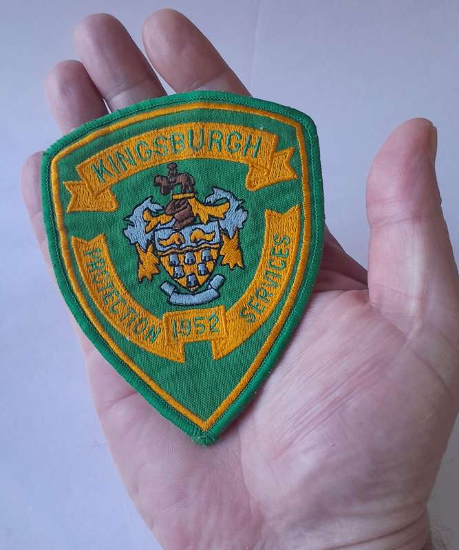 Vintage Kingsburgh Protection Services Patch.