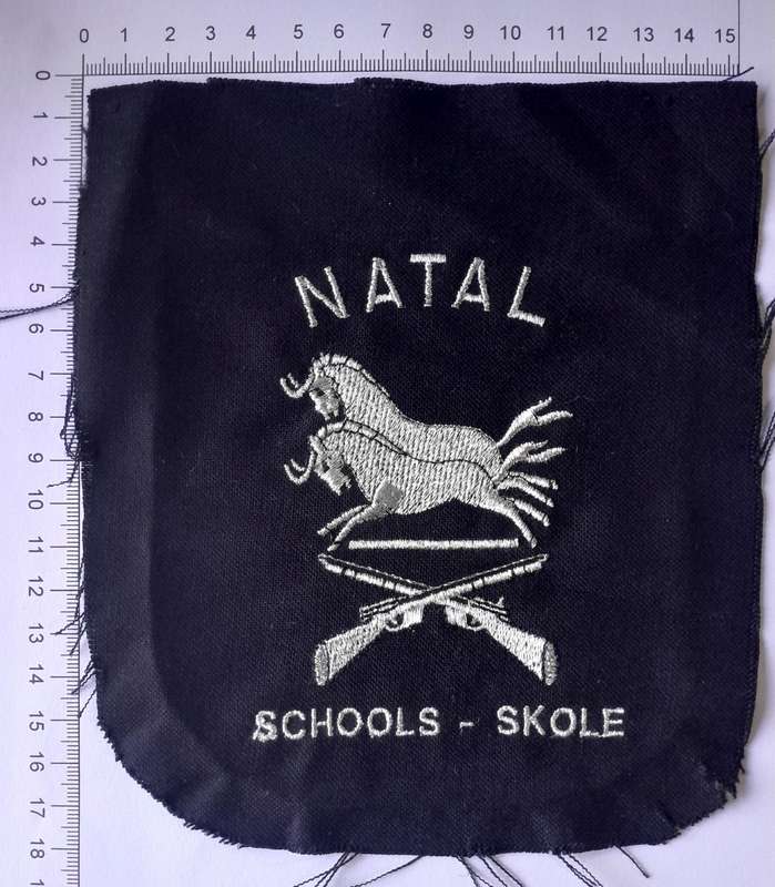 Vintage Natal Schools Shooting Blazer Badge.