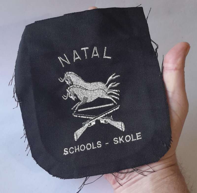 Vintage Natal Schools Shooting Blazer Badge.