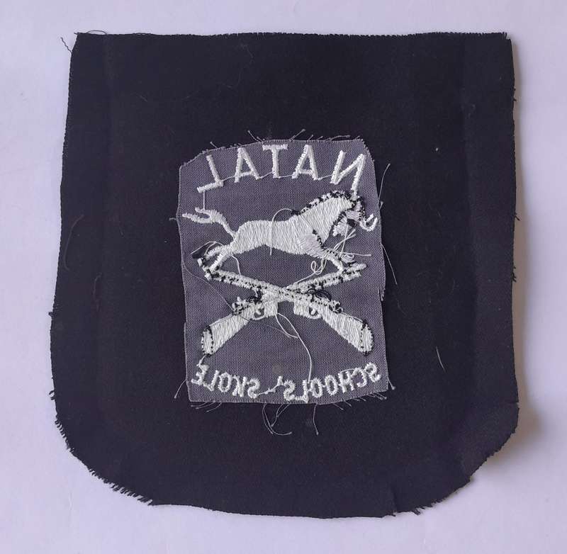 Vintage Natal Schools Shooting Blazer Badge.