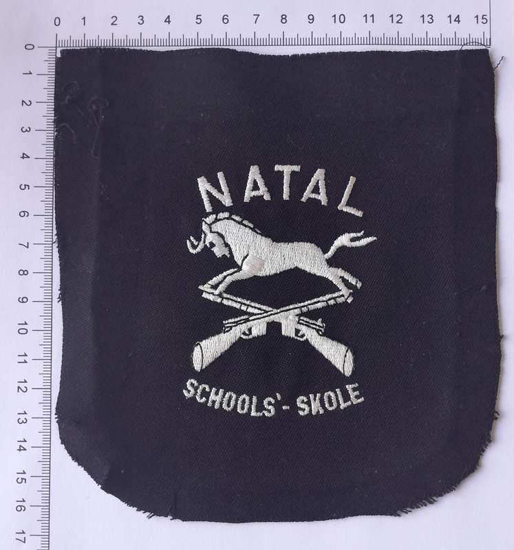 Vintage Natal Schools Shooting Blazer Badge.