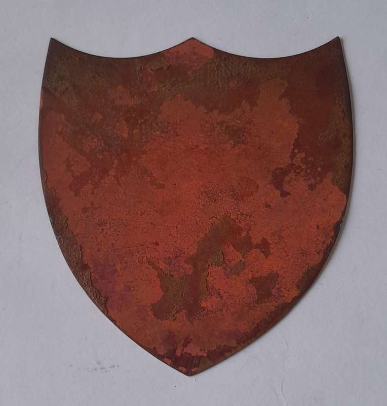 Rhodesian Bush War "Operation Hurricane, North East Border" Copper Plaque.