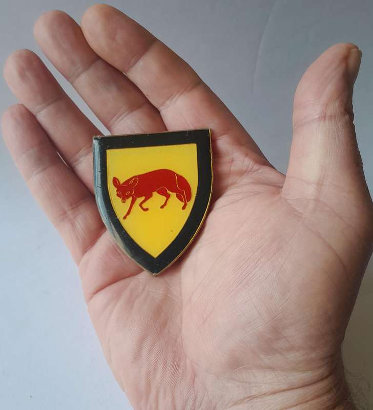 SADF South Coast Commando Shoulder Flash.  All Pins Intact.