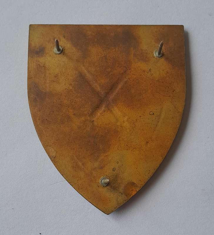 SADF Infantry School Shoulder Flash.  All Pins Intact.