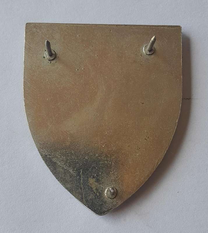 SADF 1 SWA Engineer Corps Regiment Pocket Flash.  All Pins Intact.