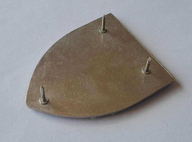 SADF 1 SWA Engineer Corps Regiment Pocket Flash.  All Pins Intact.
