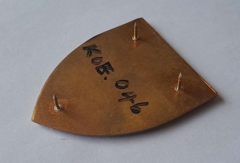Koevoet Combat Team Zulu 4 Juliet Nyime Metal Flash.  All Pins Intact.