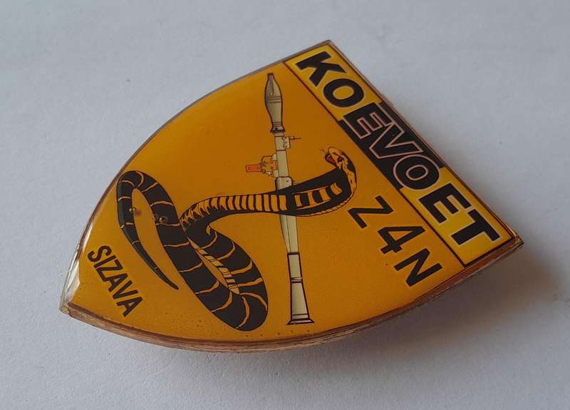 Koevoet Combat Team Zulu 4 November Metal Flash.  All Pins Intact.