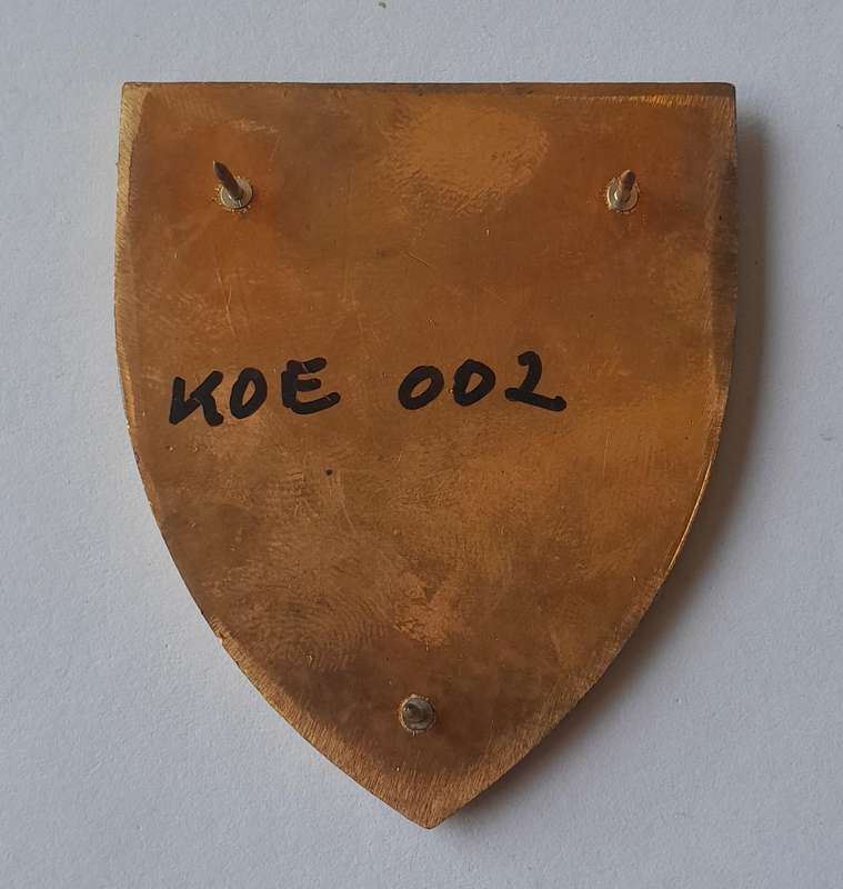 Koevoet Combat Team Zulu 4 November Metal Flash.  All Pins Intact.
