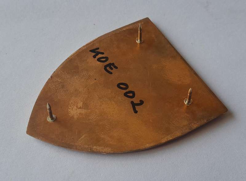 Koevoet Combat Team Zulu 4 November Metal Flash.  All Pins Intact.