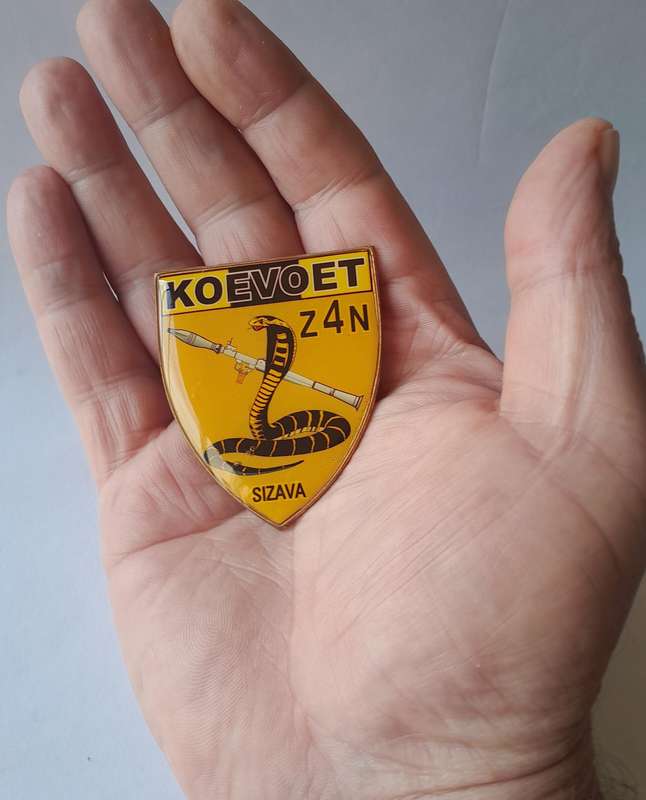 Koevoet Combat Team Zulu 4 November Metal Flash.  All Pins Intact.