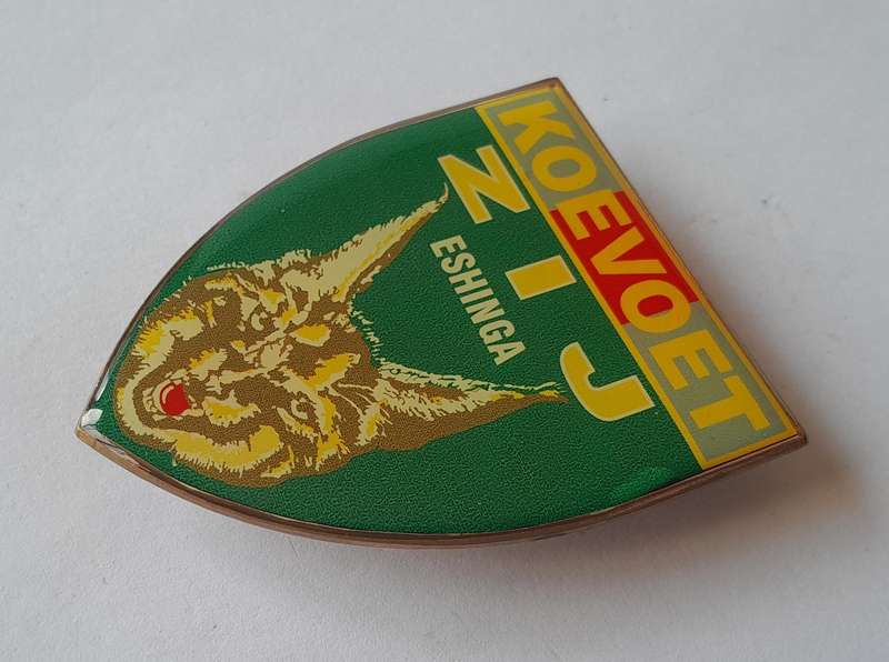 Koevoet Combat Team Zulu 1 Juliet Metal Flash.  All Pins Intact.