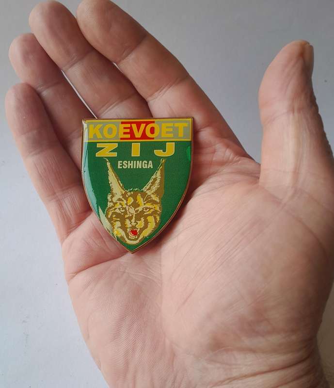 Koevoet Combat Team Zulu 1 Juliet Metal Flash.  All Pins Intact.