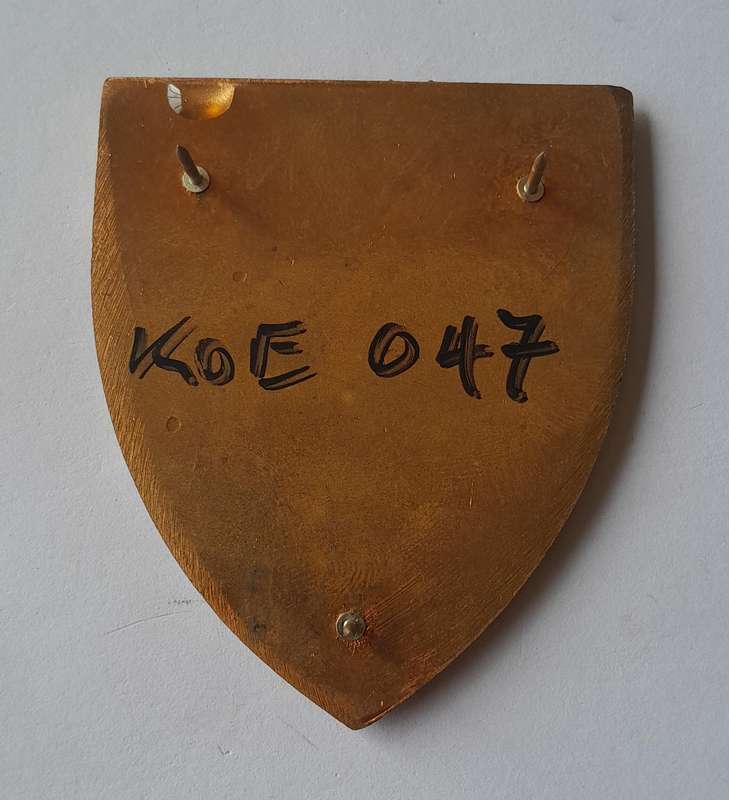 Koevoet Combat Team Zulu 5 Echo Omuhoma Wo Kuti Metal Flash.  All Pins Intact.