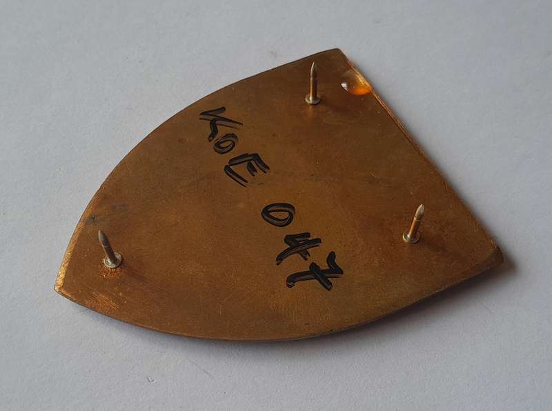 Koevoet Combat Team Zulu 5 Echo Omuhoma Wo Kuti Metal Flash.  All Pins Intact.