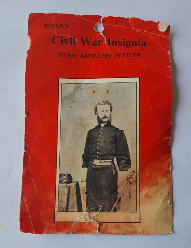US Civil War 1st Artillery Badge (Replica) with Literature.