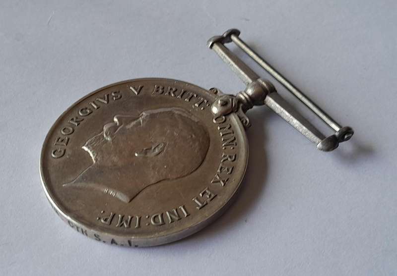 WW1 1914-1918 War Medal (Silver) to Cpl. P.L Van Heeden 6th S.A.I. (South African Infantry).