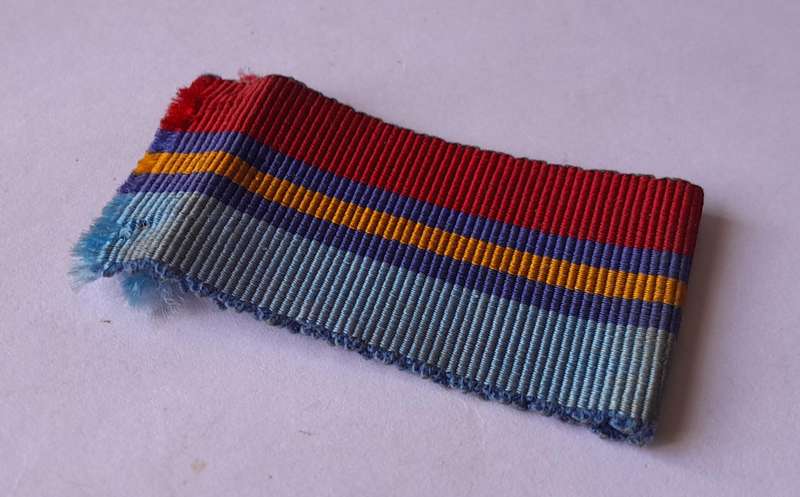 Vintage Rhodesian Ribbon for General Service Medal.