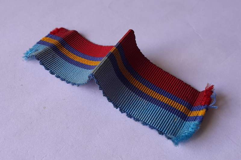 Vintage Rhodesian Ribbon for General Service Medal.