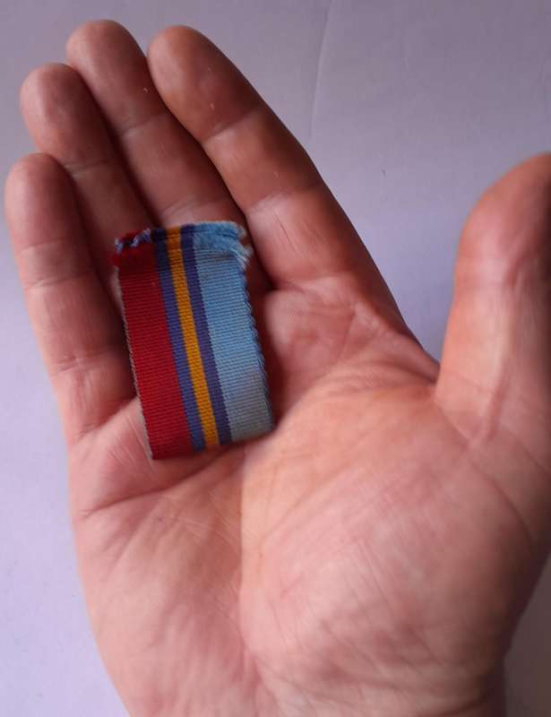 Vintage Rhodesian Ribbon for General Service Medal.
