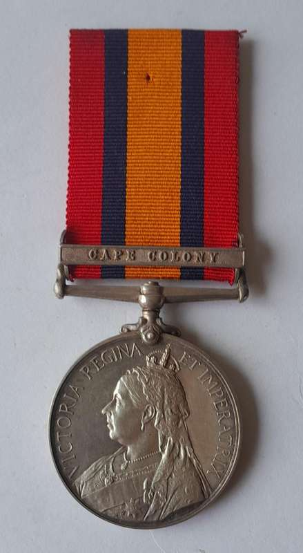 Boer War QSA Medal to 2959, Pte. W.G. Hawtry, Duke of Edinburgh's Own Volunteer Rifles.