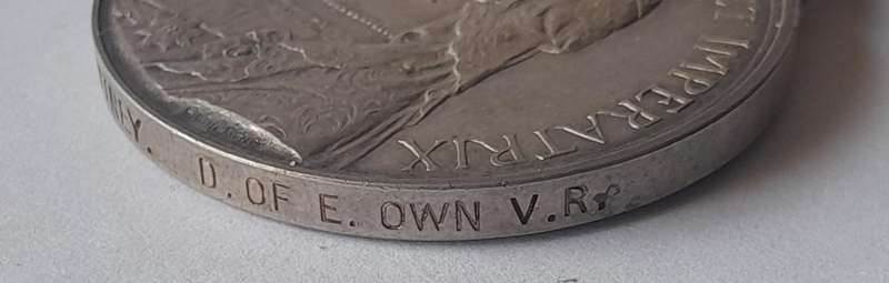 Boer War QSA Medal to 2959, Pte. W.G. Hawtry, Duke of Edinburgh's Own Volunteer Rifles.