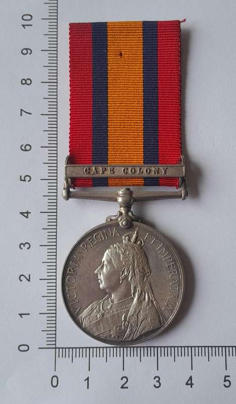 Boer War QSA Medal to 2959, Pte. W.G. Hawtry, Duke of Edinburgh's Own Volunteer Rifles.