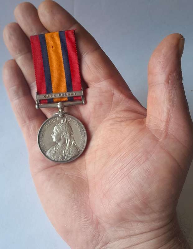 Boer War QSA Medal to 2959, Pte. W.G. Hawtry, Duke of Edinburgh's Own Volunteer Rifles.