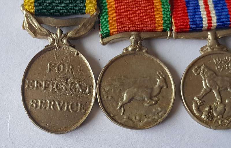 WW2 Miniature Medal Group.  6 x Medals.