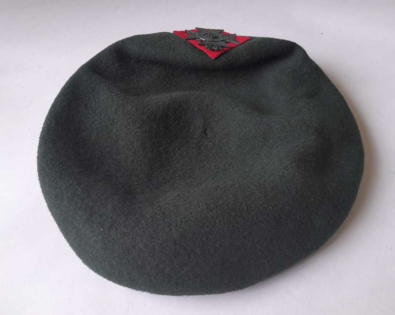 Vintage Rhodesian Regiment Bush War Beret With Badge.