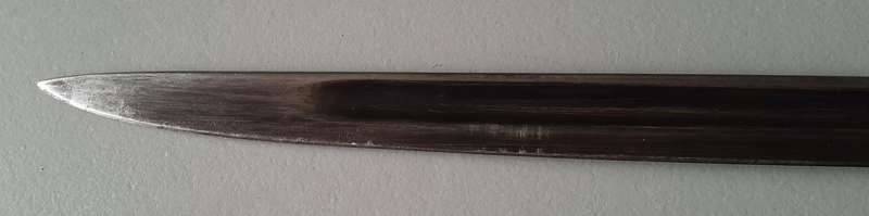 Rare WW2 Australian Orange Arsenal Pattern 1907 Bayonet With Scabbard And Frog.  Dated 1942.