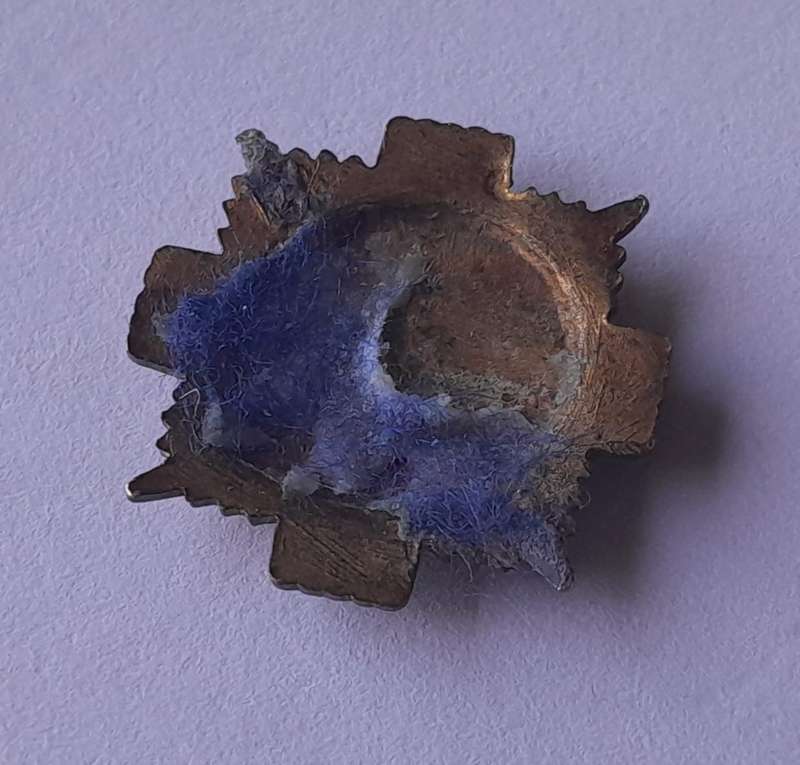 WW2 Duke of Edinburgh's Own Rifles (Cape Town Rifles) Sweetheart Badge.  No Clasp.