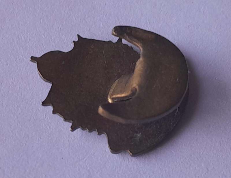 WW2 Royal Army Service Corps Sweetheart Badge.  Clasp Intact.