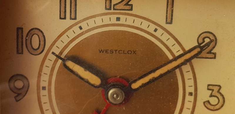 1950's Westclox Marilyn Monroe Bakelite Travel Alarm Clock