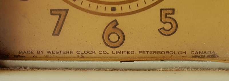 1950's Westclox Marilyn Monroe Bakelite Travel Alarm Clock