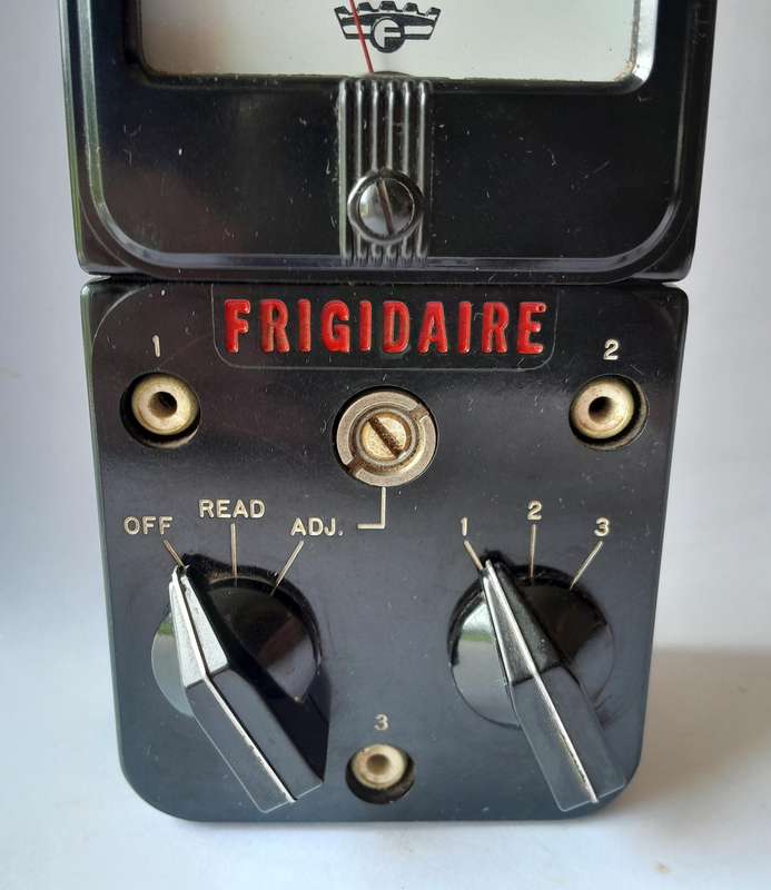 Vintage Frigidaire Multimeter.  Untested.