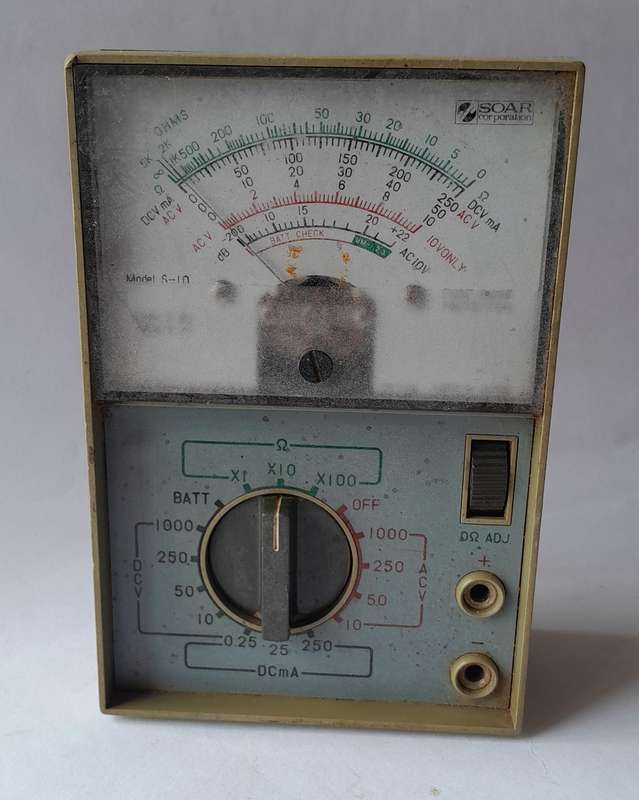 Vintage SOAR, Japan Multimeter.  Untested.