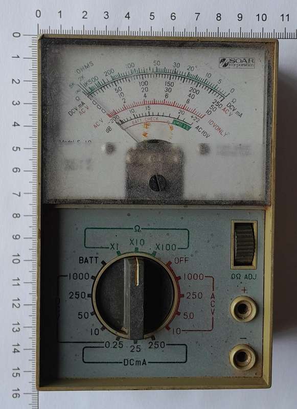 Vintage SOAR, Japan Multimeter.  Untested.