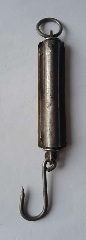 Vintage German Brass Pocket Balance Scale.