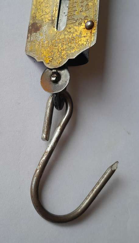 Vintage Brass Pocket Balance Scale.