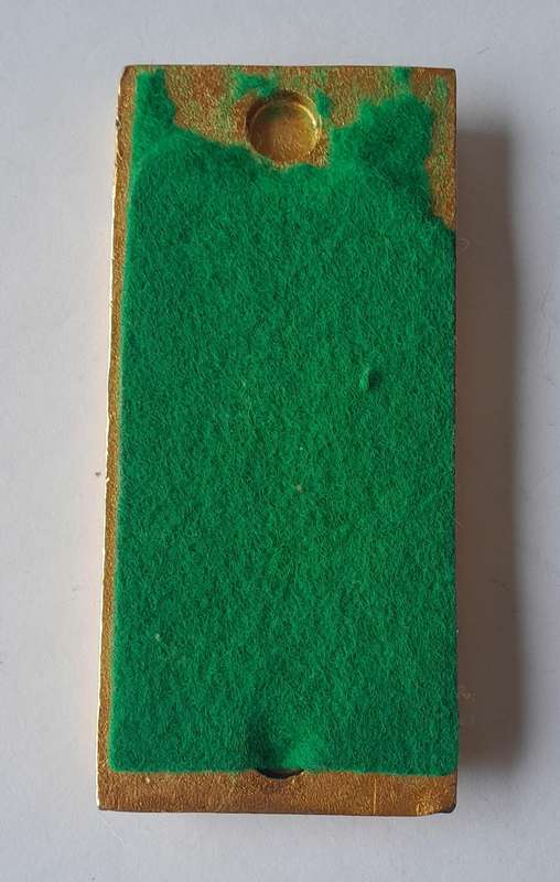 Vintage Gold Bar Shaped Paperweight.  Johannesburg Mining Company.