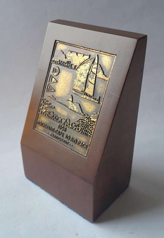 1996 Rothmans Cape To Rio Yacht Race Participant Trophy.