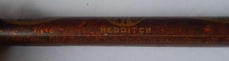 Antique "The Crescent Case Best Knitting Pins" With Original Pins.  Superb Condition.