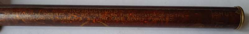 Antique "The Crescent Case Best Knitting Pins" With Original Pins.  Superb Condition.