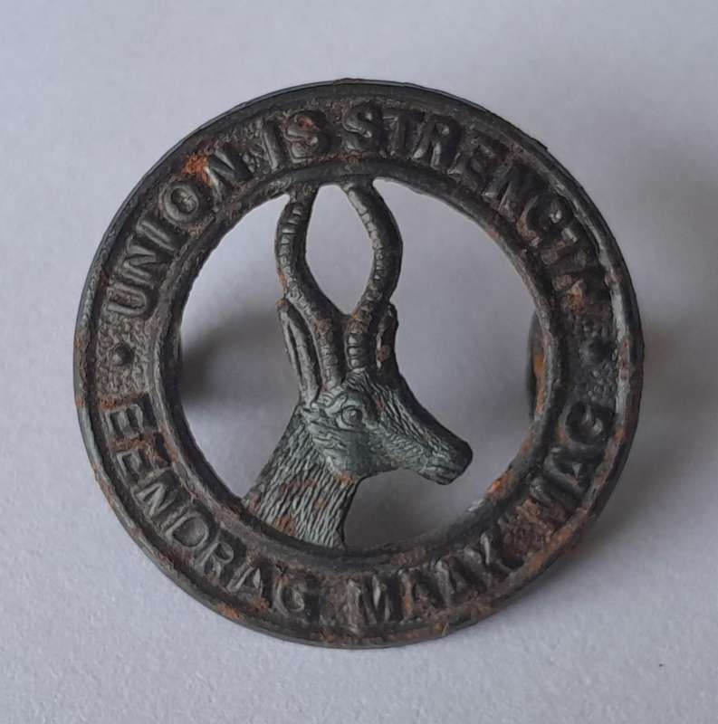 Pair WW2 SA Infantry Collar Badges.  Lugs Intact.