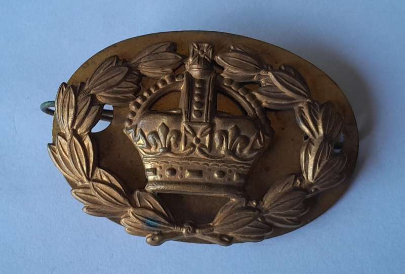 WW2 British Army Warrant Officer Rank Badge (with Back Plate).