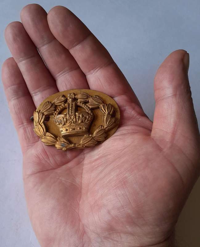 WW2 British Army Warrant Officer Rank Badge (with Back Plate).